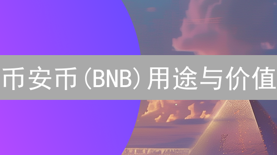 币安币(BNB)用途与价值：超越交易费减免的生态基石