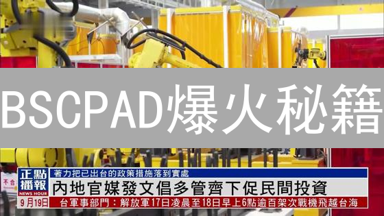 BSCPAD爆火秘籍：抓住币安链新项目头班车！