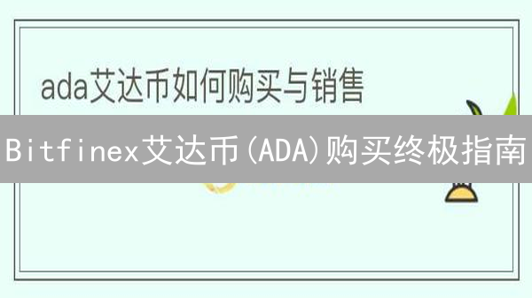 Bitfinex艾达币(ADA)购买终极指南：告别迷茫，5分钟上手！