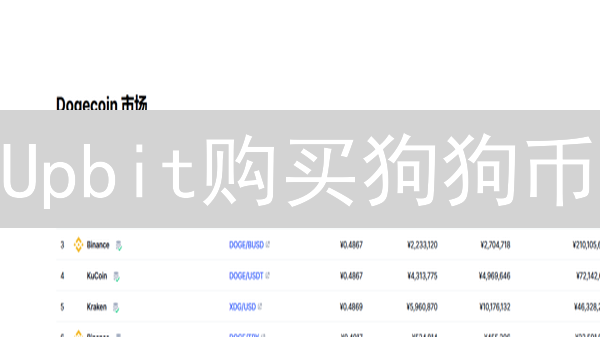 Upbit购买狗狗币？韩国交易所DOGE交易指南！【避坑攻略】